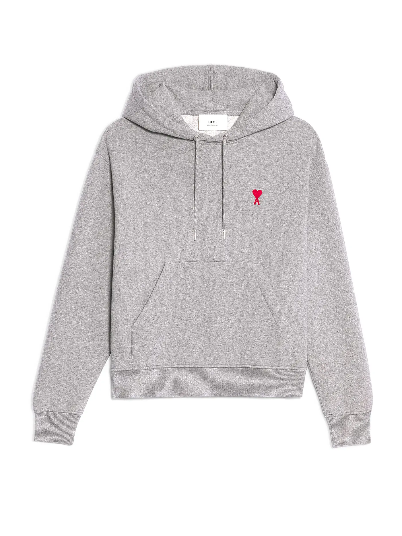 AMI PARIS | Kapuzensweater - Hoodie AMI DE COEUR | grau